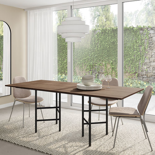 Moderner Tisch - Scala - Mobenia - lackiertes MDF / Keramik / melaminbeschichtet