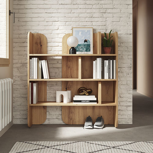 Niedriges Regal - Shell - Mobenia - modern / lackiertes MDF / melaminbeschichtet