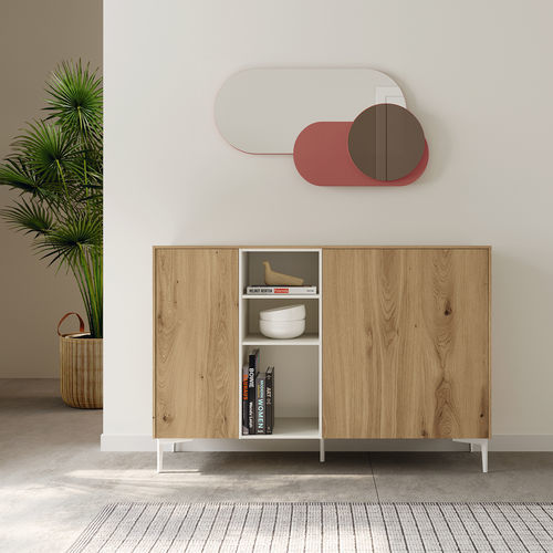 Wandmontierter Spiegel - Lluna - Mobenia - Contract / modern / Farbe anpassbar