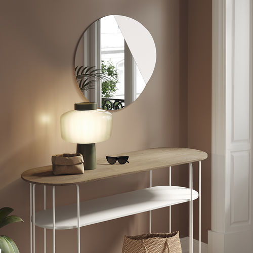 Wandmontierter Spiegel - Wink - Mobenia - Contract / modern / oval