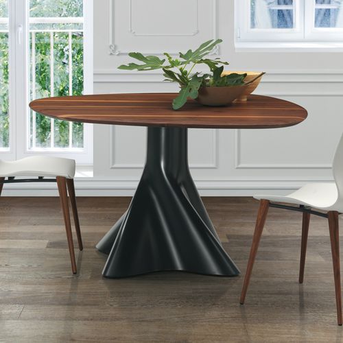 Moderner Esstisch - SHIFT - Oliver B. Group srl - Nussbaum / Esche / Keramik