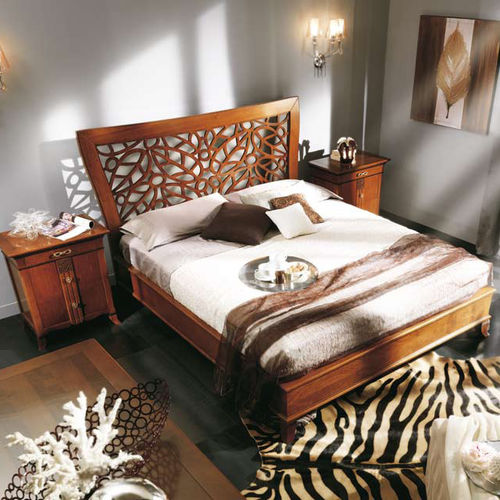 Doppelbett - ART. 6037 - Francesco Pasi Srl - klassisch / Kopfteil / Holz
