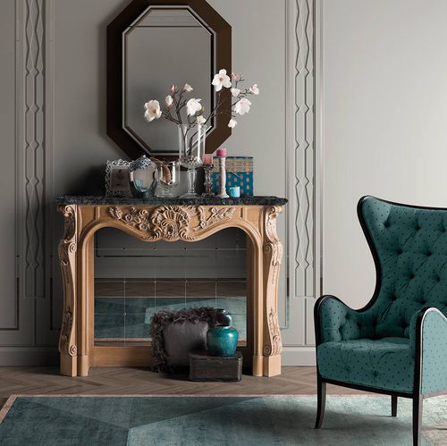 Stil-Kaminumrandung - 00Z26 - Prestige srl unipersonale - Holz