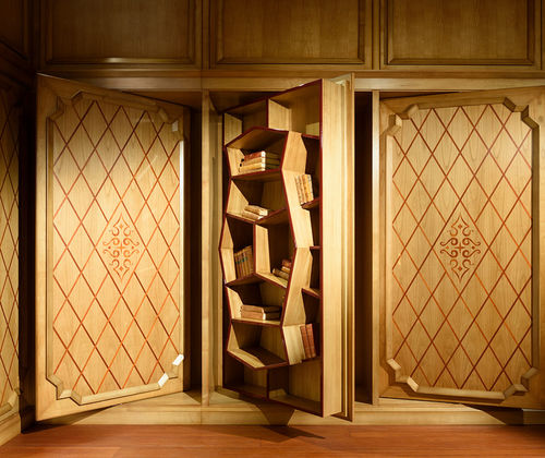 Stil-Kleiderschrank - GDA01 - Prestige srl unipersonale - Kirschbaum / mit Pendeltür