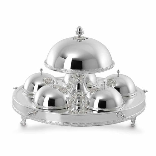 Teeservice / versilbertes Metall - ROYAL : 9.81.1292 - Rino Greggio Argenterie spa - für Privatgebrauch / für Gewerbegebrauch
