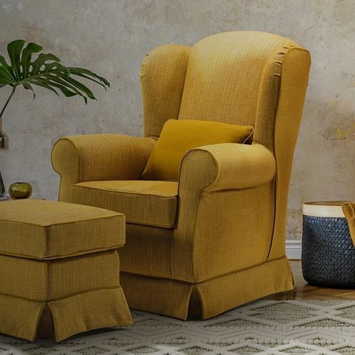 Moderner Sessel - BERGERE - S.m.c. Italia srl - Stoff / Holz / Bergère-Stil
