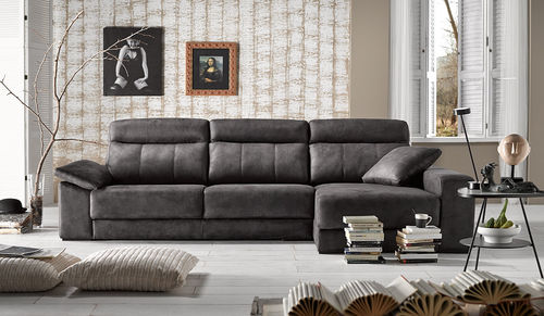 Ecksofa - MAR - Tapizados Acomodel Yecla sl - modern / Leder / schrägstellbar