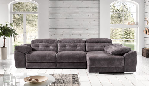 Ecksofa - DONOSTI - Tapizados Acomodel Yecla sl - modern / Stoff / schrägstellbar