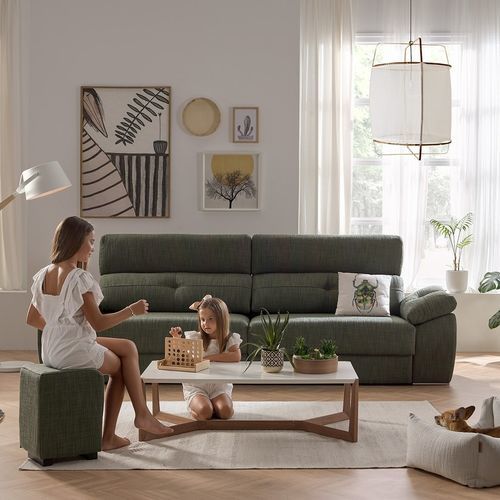 Konvertibles Sofa - ACCIONA - Tapizados Acomodel Yecla sl - modern / für den Innenbereich / Stoff