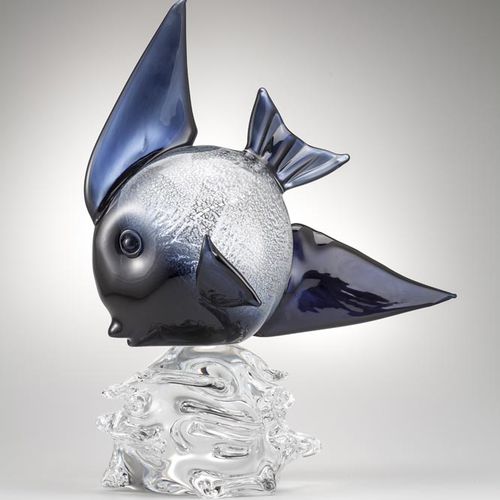 Muranoglas-Skulptur - FISH - Zanetti Murano srl