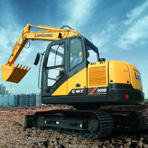 Minibagger - 908D - Guangxi Liugong Machinery Co. Ltd. - auf Raupen / kompakt / ergonomisch