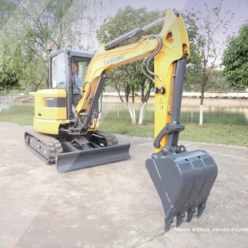 Minibagger - 9035E - Guangxi Liugong Machinery Co. Ltd. - auf Raupen / kompakt / mit geringem Treibstoffverbrauch