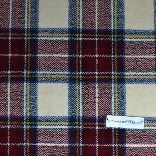 Gewebter Teppichboden - STEWART DRESS RED TARTAN  - STEVENS AND GRAHAM - Wolle / Nylon / für Dienstleistungsbereich