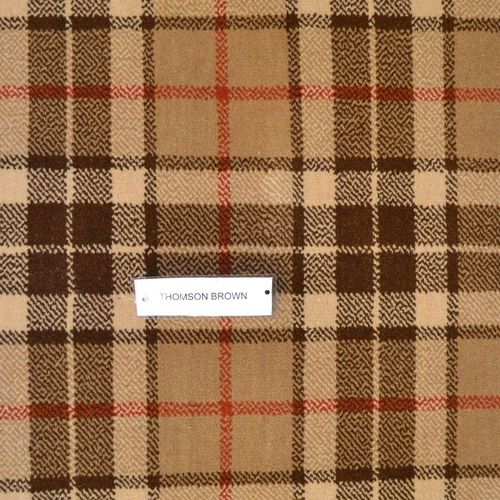 Gewebter Teppichboden - THOMPSON BROWN TARTAN  - STEVENS AND GRAHAM - Wolle / Nylon / für Dienstleistungsbereich