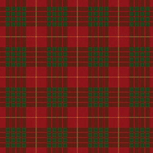 Gewebter Teppichboden - CAMERON RED TARTAN  - STEVENS AND GRAHAM - Nylon / Wolle / Karomuster