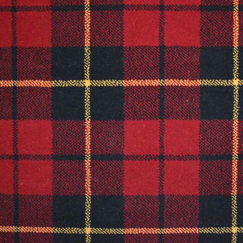Gewebter Teppichboden - WALLACE RED TARTAN  - STEVENS AND GRAHAM - Wolle / Nylon / für Dienstleistungsbereich