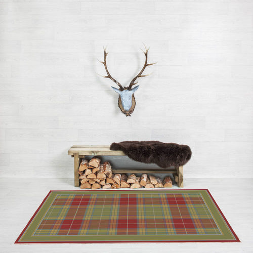 Traditioneller Teppich - GLAMIS TRAMLINE BORDER - STEVENS AND GRAHAM - abstraktes Motiv / Wolle / rechteckig