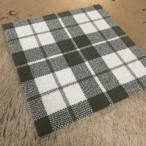 Klassischer Teppich - GLENFERN WOOD TARTAN - STEVENS AND GRAHAM - Karomuster / Nylon / Wolle