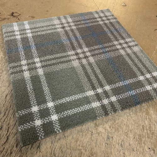 Klassischer Teppich - LOCHFERN WOODS TARTAN - STEVENS AND GRAHAM - Karomuster / Nylon / Wolle