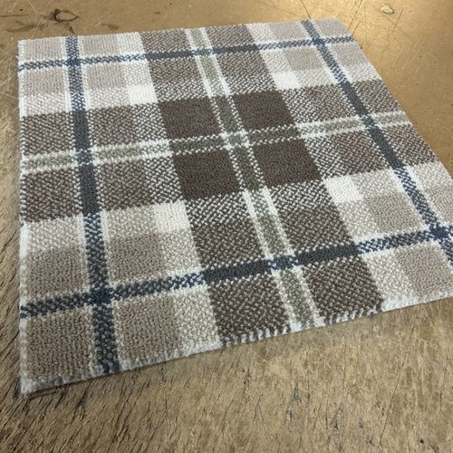 Klassischer Teppich - LOCHMOY BAY TARTAN - STEVENS AND GRAHAM - Karomuster / Nylon / Wolle