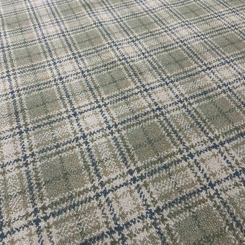 Klassischer Teppich - IONA TARTAN - STEVENS AND GRAHAM - Karomuster / Wolle / rechteckig