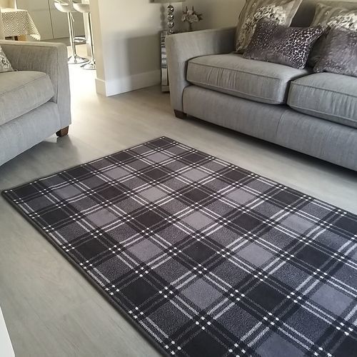 Klassischer Teppich - CRAGGANMORE TARTAN - STEVENS AND GRAHAM - Karomuster / Wolle / rechteckig