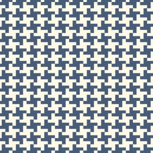Klassischer Teppich - HOUNDSTOOTH  - STEVENS AND GRAHAM - geometrisches Muster / Wolle / rechteckig