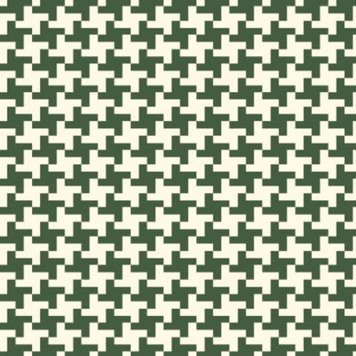 Klassischer Teppich - HOUNDSTOOTH  - STEVENS AND GRAHAM - geometrisches Muster / Wolle / rechteckig