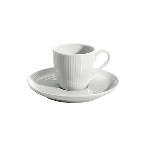 Porzellan-Kaffeetasse - PLISSÉ - PILLIVUYT