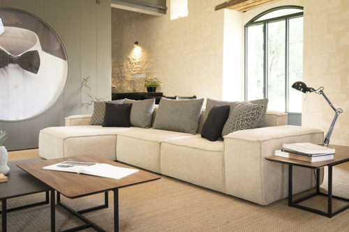 Modernes Sofa - ASATO - RALPH M. - Stoff / mit Armlehnen / individuell gestaltbar