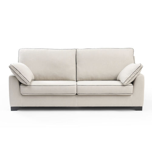 Modernes Sofa - CAPUCINE - RALPH M. - Stoff / Leder / mit abnehmbarem Kissen