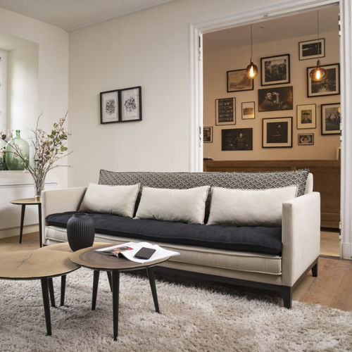 Modernes Sofa - SAHARA - RALPH M. - Stoff / mit abnehmbarem Bezug / mit abnehmbarem Kissen