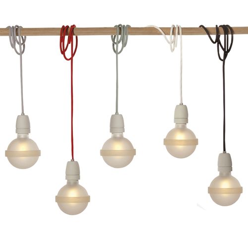 Hängelampe - LAYINGLAMP - RAUMGESTALT - Porzellan / Silikon / modern
