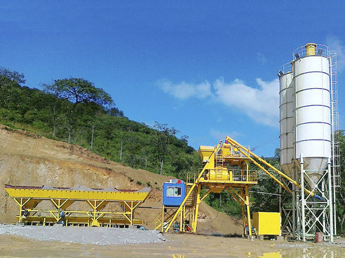 Sockelmontierte Betonmischanlage - HZS-E SERIES - SHANDONG SHANTUI CONSTRUCTION MACHINERY IMP&EXP CO.,LTD