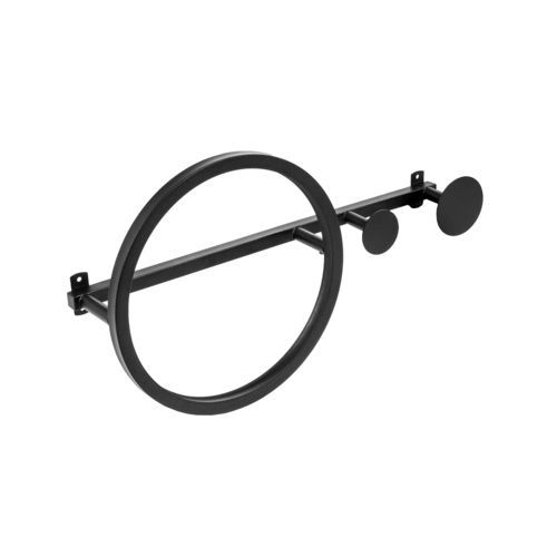 Wandmontierter Garderobenständer - Moon  - CIPI' - modern / aus lackiertem Stahl / schwarz