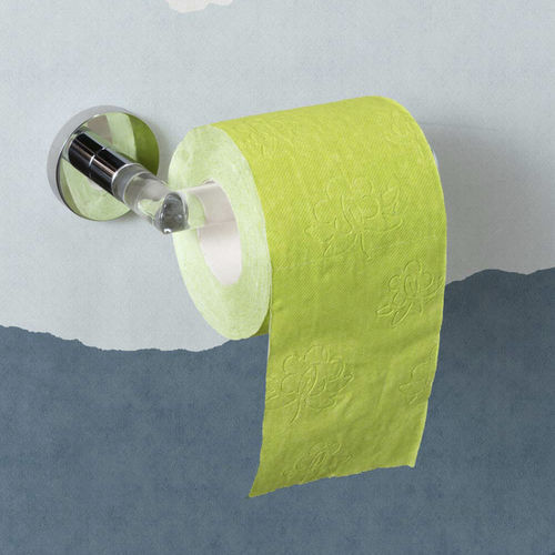 Wandmontierter WC-Rollenhalter - Ghost  - CIPI' - aus verchromtem Metall / Plexiglas® / für Privatgebrauch