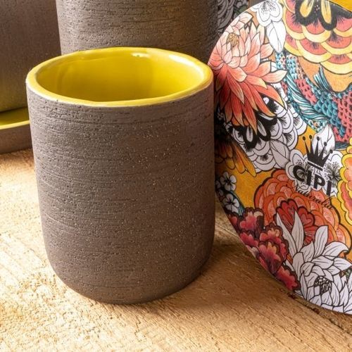 Zahnbürstenhalter für Gewerbegebrauch - Index Yellow Mustard - CIPI'