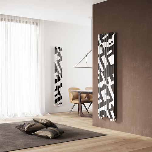 Heißwasser-Heizkörper - ROSY GRAPHIC - CORDIVARI DESIGN - 751 w...1000 w / 1001 w...1500 w / 501 w...750 w