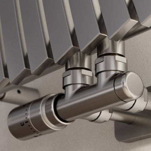 Mechanisches thermostatisches Ventil - 5991990320209 - CORDIVARI DESIGN - manuell / für Heizkörper / silberfarben