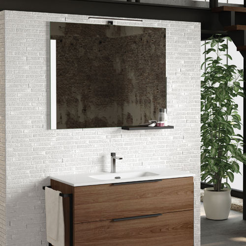 Moderne Wandleuchte - ESTHER BLACK.30 - COYCAMA - für den Innenraum / Aluminium / rechteckig
