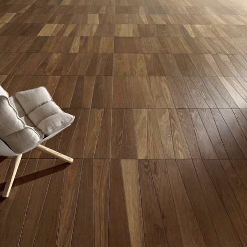 Mehrschichtparkett - DESIGN INCONTRI - FOGLIE D'ORO BY LATIFOGLIA - Eiche / Nussbaum / amerikanischer Nussbaum