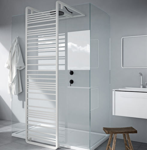 Heißwasser-Badheizkörper - PANTAREI DOCCIA - GRAZIANO RADIATORS - 501 w...750 w / modern / Edelstahl