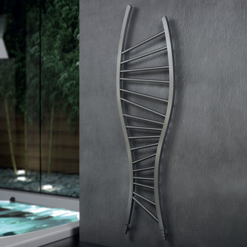 Heißwasser-Heizkörper - CHROMOSOME - GRAZIANO RADIATORS - 751 w...1000 w / originelles Design / Edelstahl