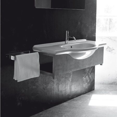 Einbauwaschbecken - CONSOLE VENEZIA - KI & KO - Keramik / modern