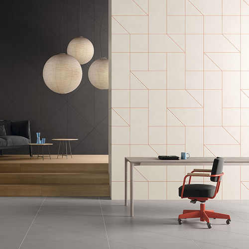 Feinsteinzeugfliesen - CAVA - LIVING CERAMICS - in Naturoptik / für den Innenraum / Wand