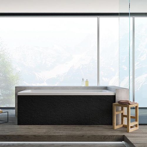 Freistehende Badewanne - LA QUADRA SPECIAL - RELAX DESIGN - Acryl / Massage / weiß