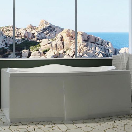 Freistehende Badewanne - SARDEGNA - RELAX DESIGN - Acryl / Massage / weiß