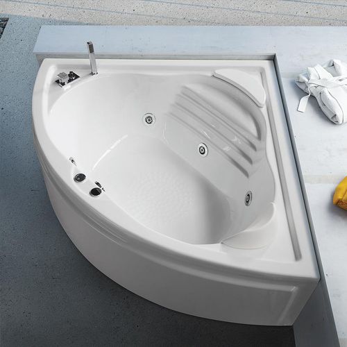 Badewanne für Eckeinbau - NIAGARA - RELAX DESIGN - freistehend / Acryl / Massage
