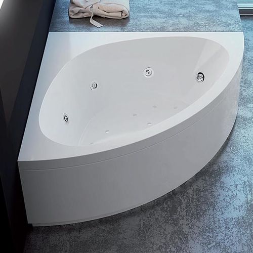 Badewanne für Eckeinbau - ALESSIA - RELAX DESIGN - freistehend / Acryl / Massage