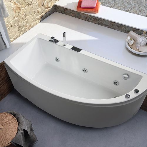 Badewanne für Eckeinbau - NEO - RELAX DESIGN - freistehend / Acryl / Massage